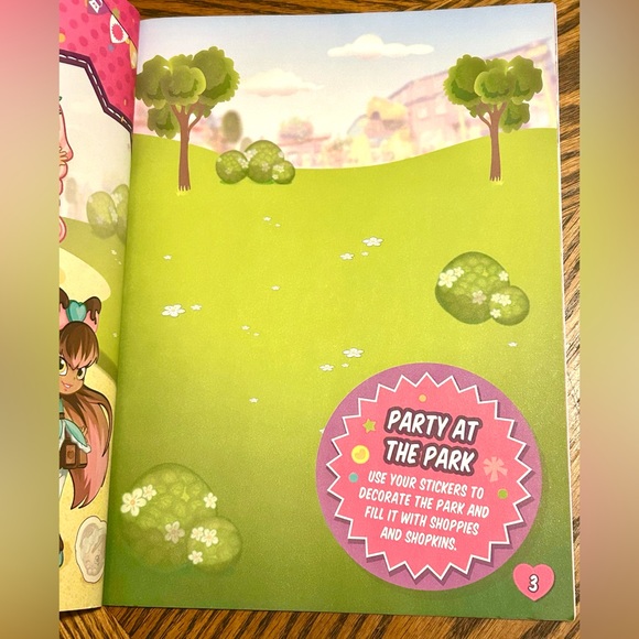 - 💜 SHOPKINS SHOPPIES STICKER SCENE ACTIVITY BOOK 💜 - Picture 8 of 14